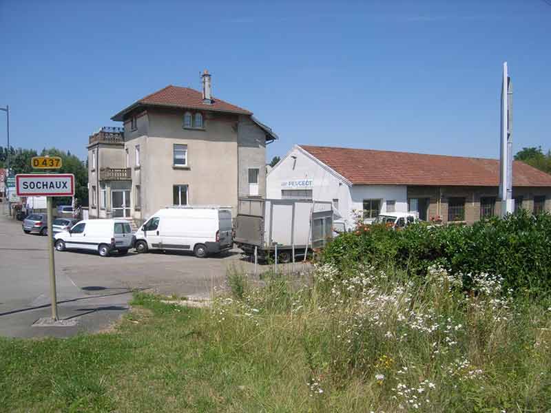 25 Sochaux Entrée ville côté A36“ width=